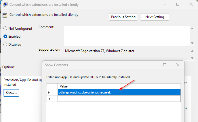 Deploying Microsoft Edge Extensions Via Group Policy | KC's Blog